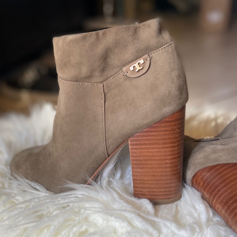 Tory Burch suede booties!